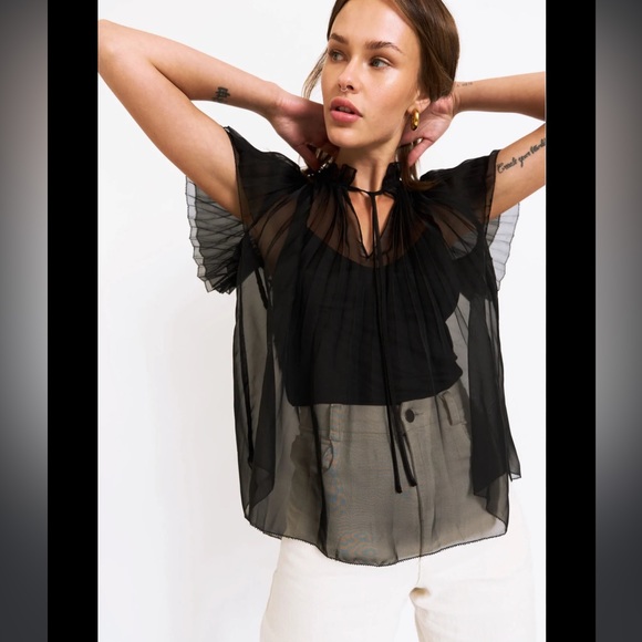 ASOS Tops - EUC- ASOS Sheer Top-10